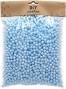 Polystyrene Mini Ball Set Different Sizes 0.7, 0.9 cm Blue