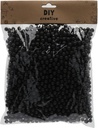 Polystyrene Mini Ball Set Different Sizes 0.7, 0.9 cm Black