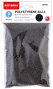 Polystyrene Mini Ball Set Different Sizes 2-3mm/9g Black