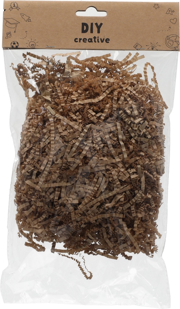 Shredded Paper 15x15 cm Brown