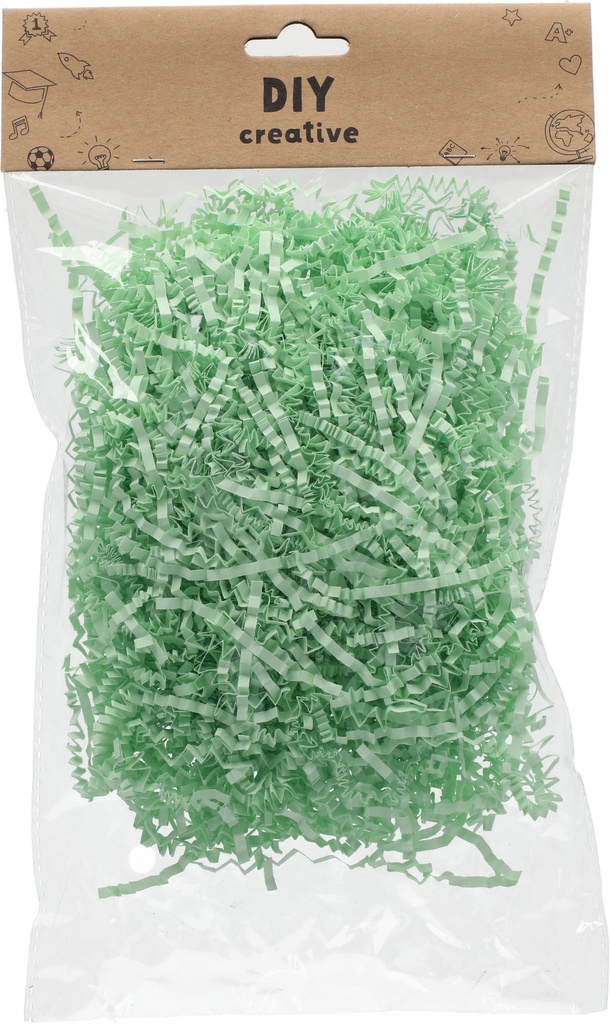 Shredded Paper 15x15 cm Light Green