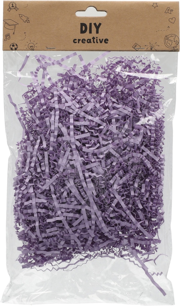 Shredded Paper 15x15 cm Light Purple