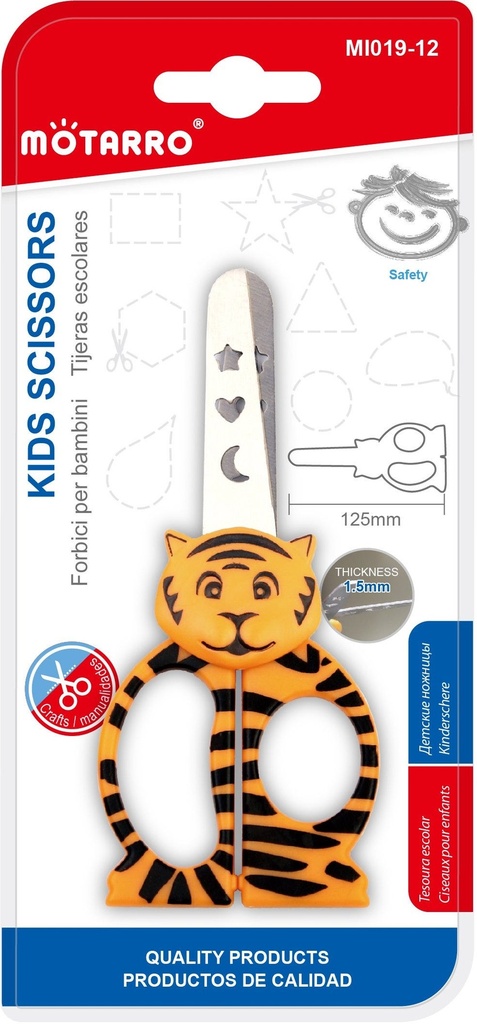 Scissor For Kids Tiger Orange