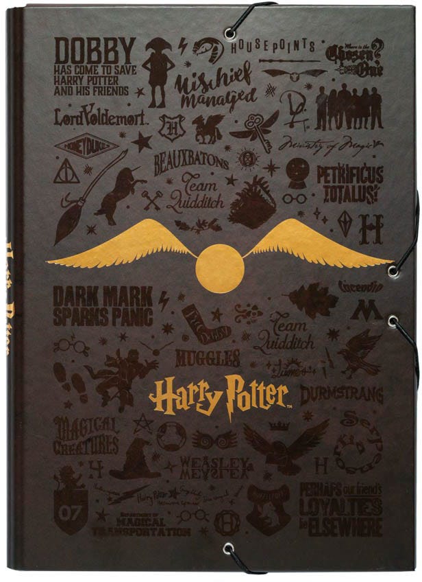 Folder Elastic A4 Harry Potter Glasses