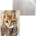 Book Display 20 Pocket Top Loaded Polypropolene A4 Colorful, Erichkrause Wild Cat