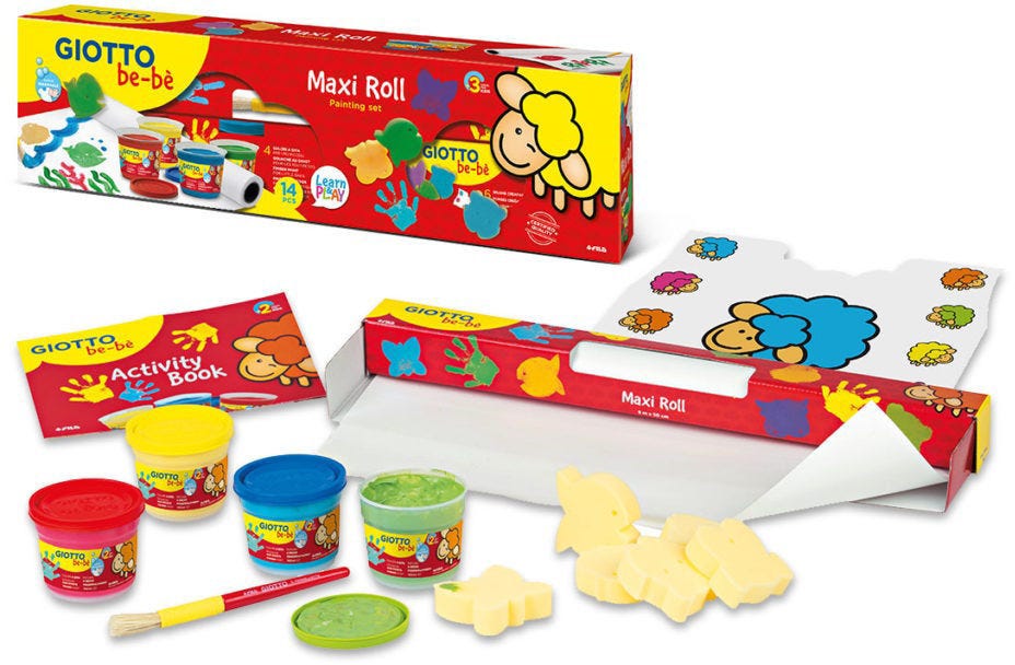 Giotto Bebe Maxi Roll Painting Set