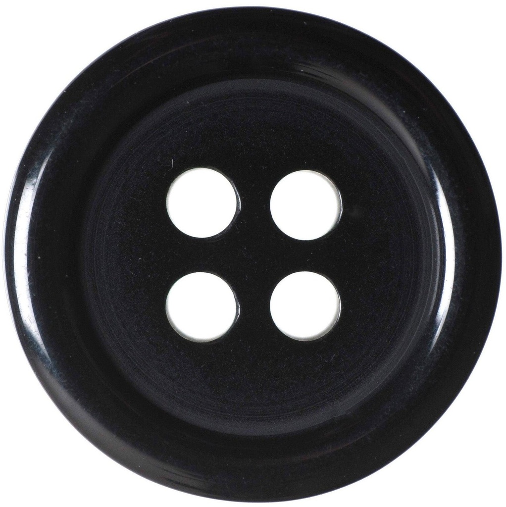 Buttons Craft 3x0.5cm Black