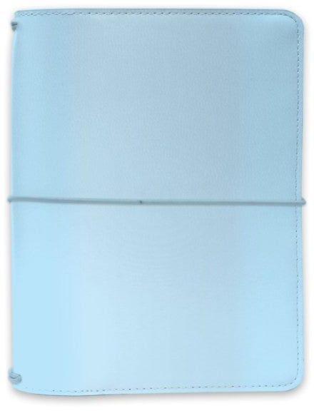 Notebook and Passport Holder A6 Sky Blue Carpe Diem