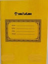 Exercise Book With PVC Cover 23.5X17 Cms 100'S 2 Line Brown Cover