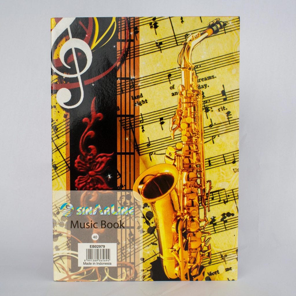 Music Book A4 40'S