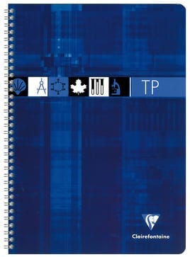 Notebook Wirebound: Laboratory: Seyes: A4: 80 Pages