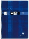 Notebook Wirebound: Laboratory: Seyes: A4: 80 Pages