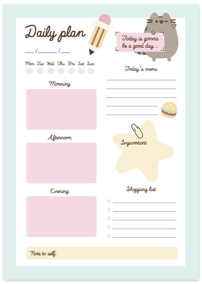Notebook Pusheen Foodie Collection
