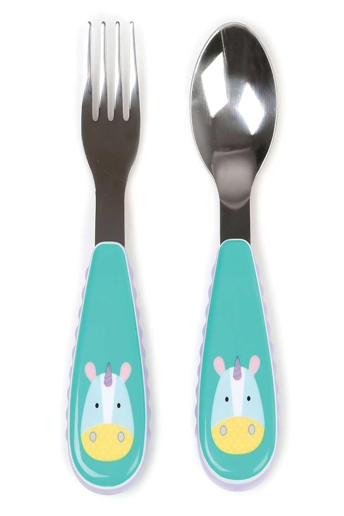 Skip Hop Zootensils Fork & Spoon - Unicorn