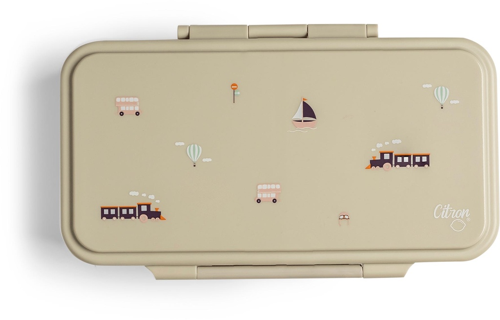 Citron 2023 Rectangle Lunchbox Vehicles