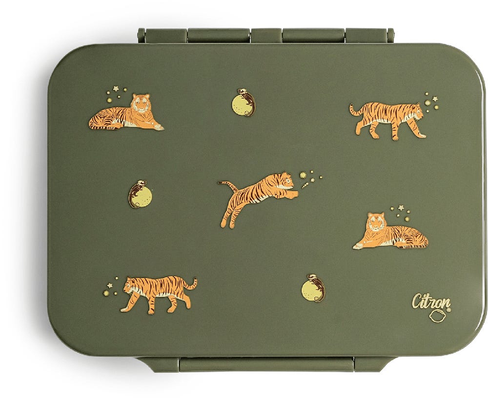 Citron 2023 Tritan Lunchbox Tiger