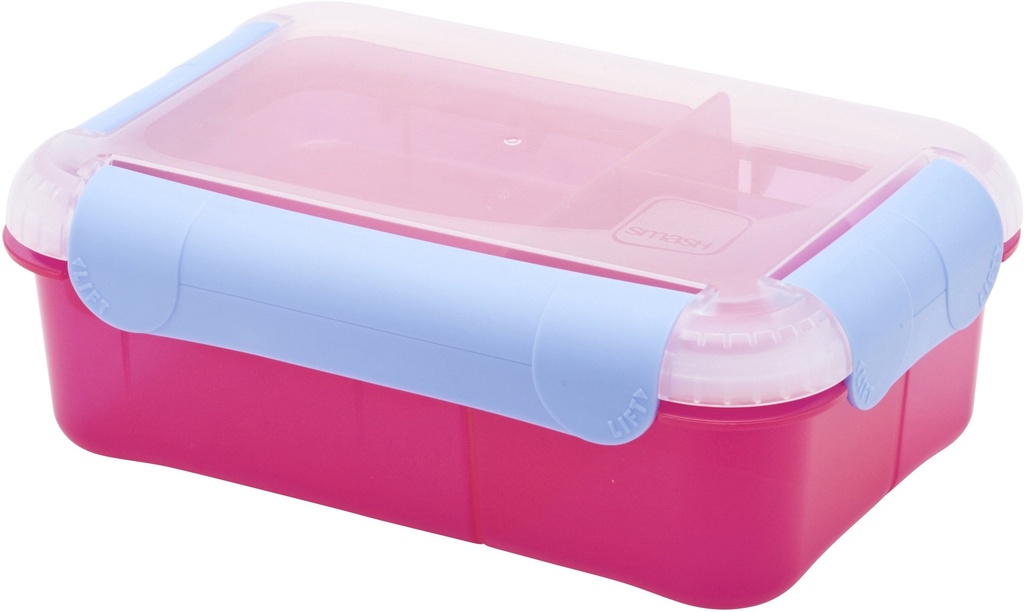 Bento Lunch Box 1600ml Pnk/Blu