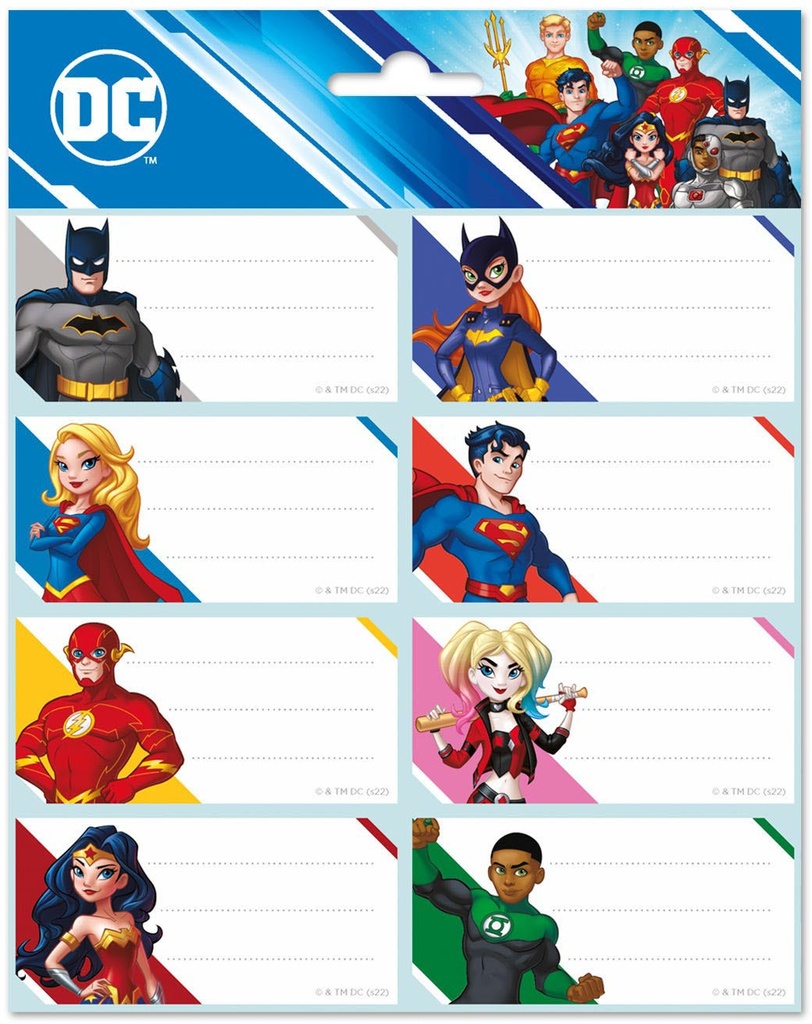 DC Comics Batman Self-Adhesive Labels
