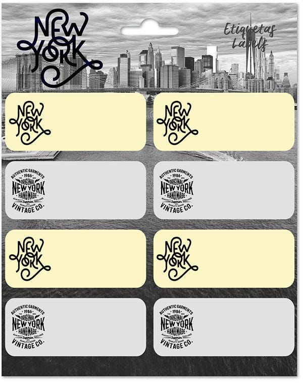 Self-Adhesive Labels New York-ELE0245