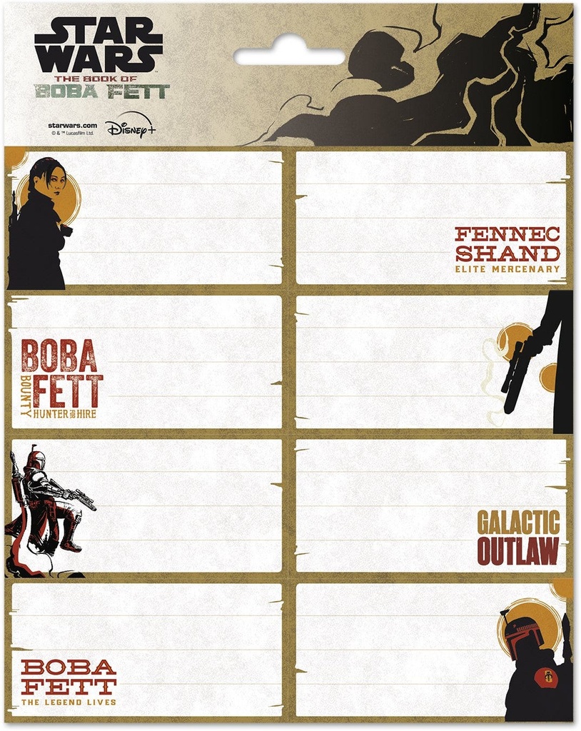 The Book Of Boba Fett Self-Adhesive Labels