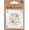 Letter Book Plates - Letter B