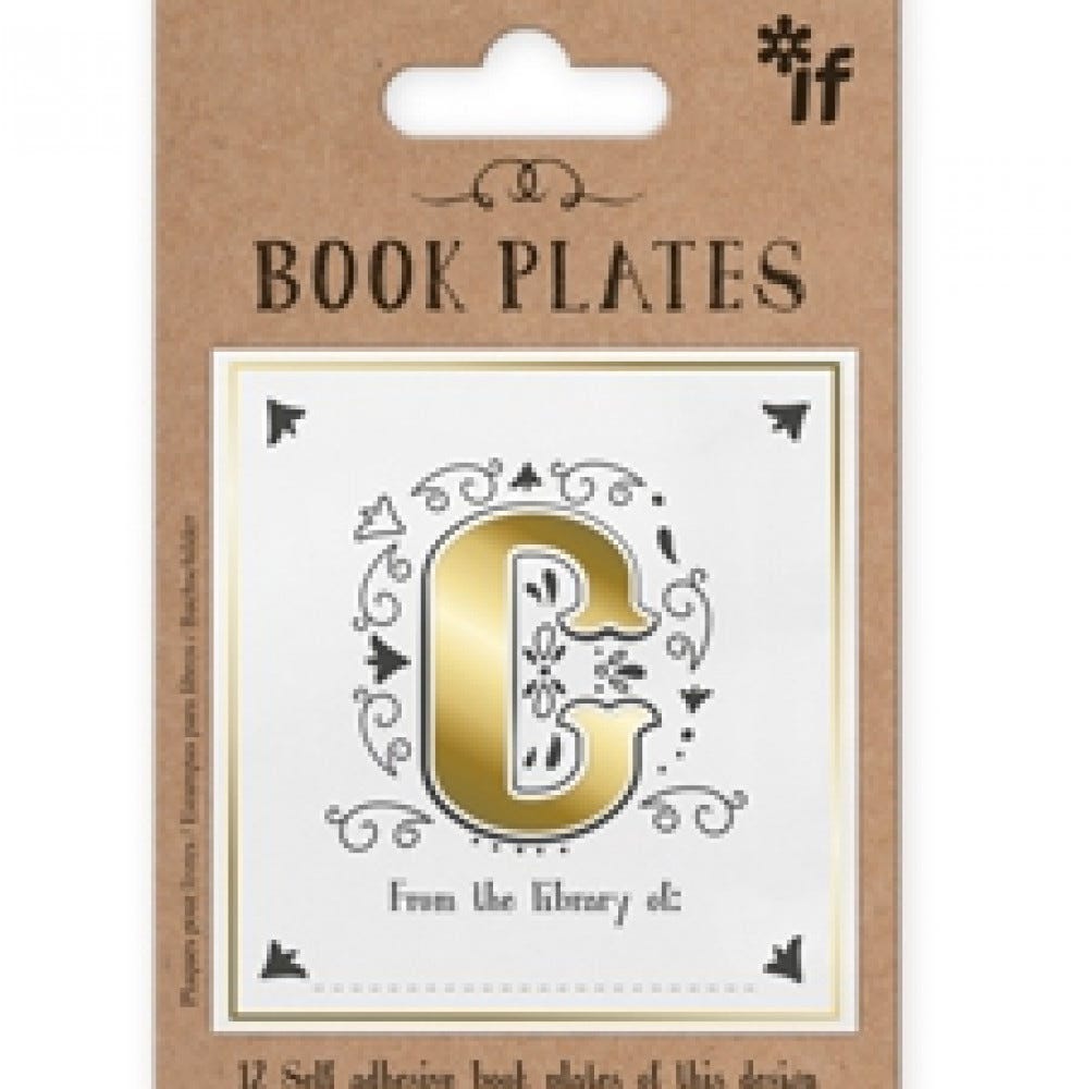 Letter Book Plates - Letter C