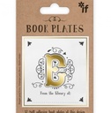 Letter Book Plates - Letter E