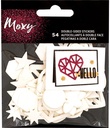 Stickers - Ac - Moxy Glitter And Embossing - Clear - Double Sided Sticker (54 Piece)
