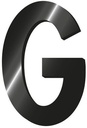 My Initial - Adhesive Metal Letter - G