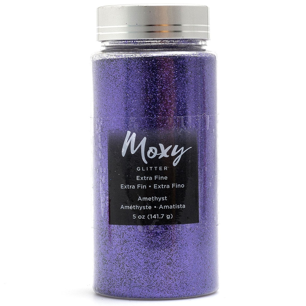 Bottled Glitter - AC - Moxy Glitter And Embossing - Extra Fine - Amethyst - 5Oz
