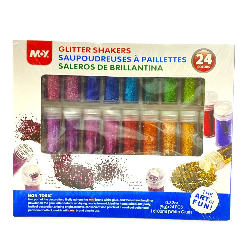 Glitter Powder 9gsm Set of 24pcs
