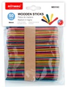 Wooden Stick 94mmPVC/50pcs Assorted Color