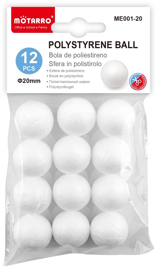 Polystyrene Ball 20mm/12pcs