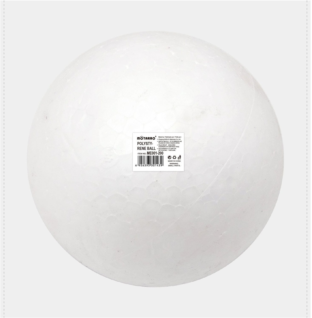 Polystyrene Ball 200mm/1pcs
