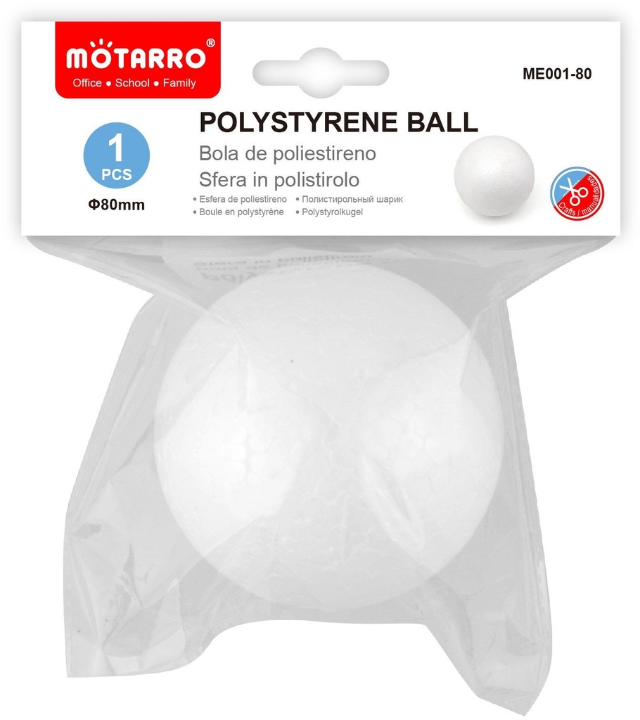 Polystyrene Ball 80mm/1pcs