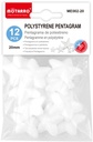 Polystyrene Pentagram 20mm/12pcs