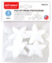 Polystyrene Pentagram 60mm/4pcs