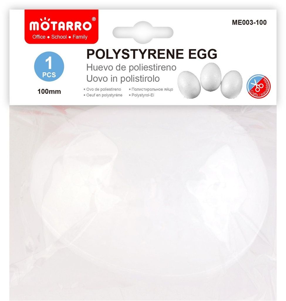 Polystyrene Egg 100mm/1pcs
