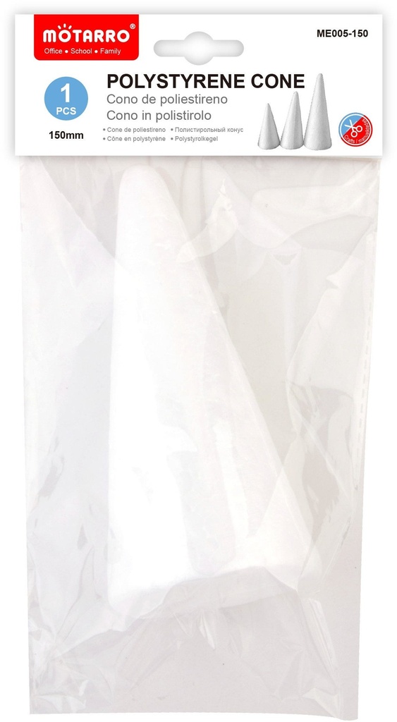 Polystyrene Cone 150mm/1pcs