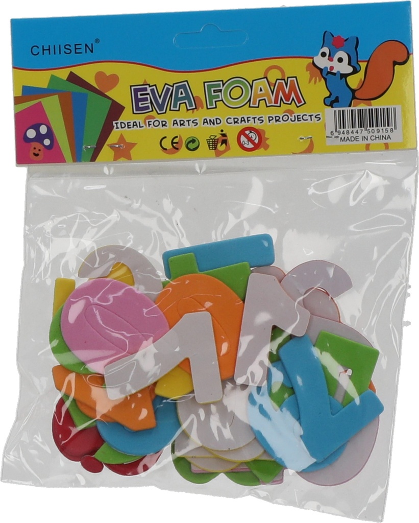 Eva Foam Numbers Stickers DIY