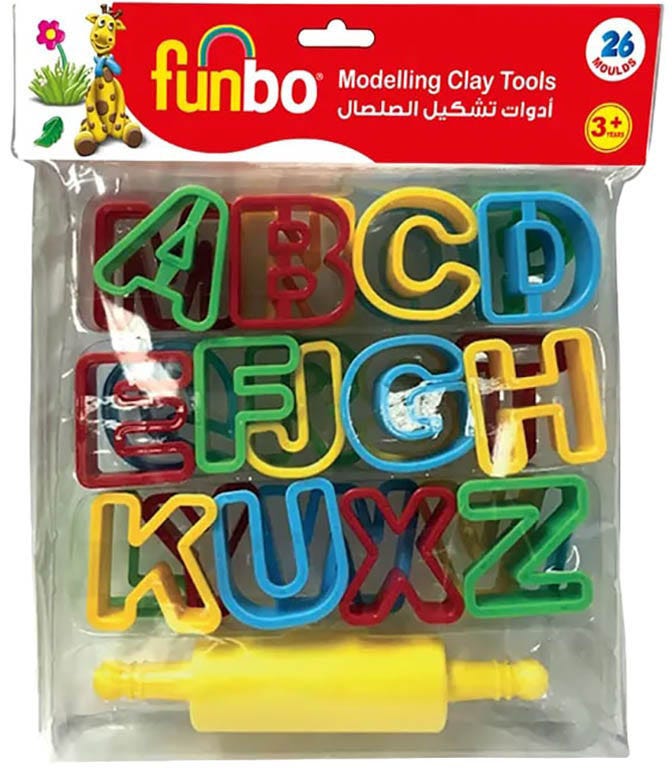 Modelling Clay Tools 26 Alphabetic Ltr + 1R