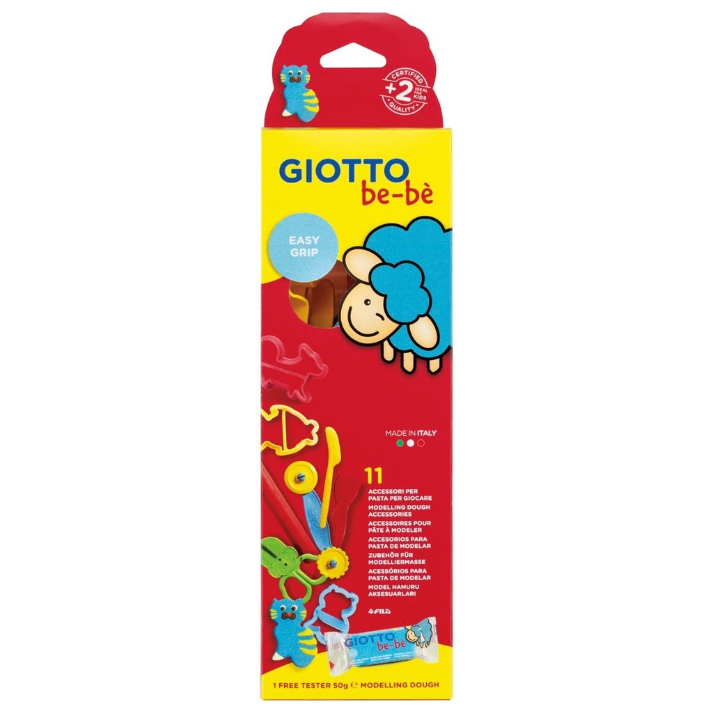 Modelling Dough, Set of modelling tools + 50g dough tester
