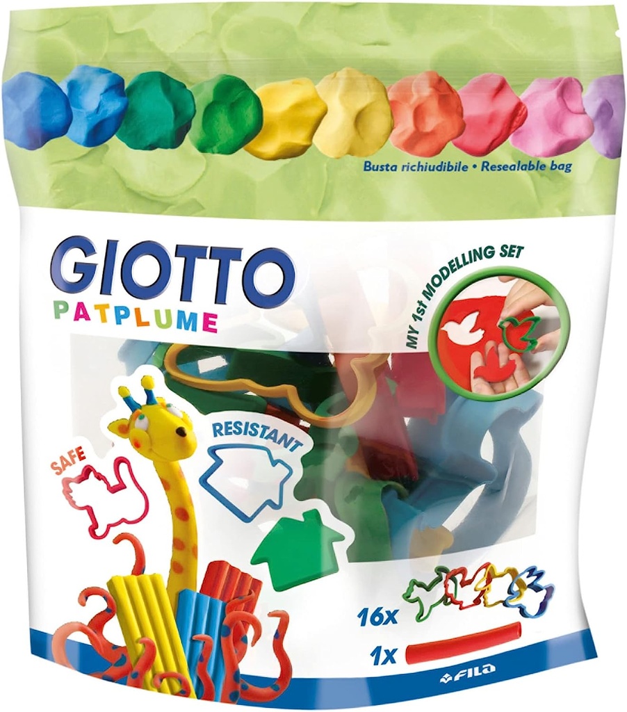 Modelling Accessories Bag of 16 Pcs, Giotto Patplume