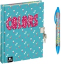 Diary locked B5, 100 Page, Plain, 100Gsm with pen in Set - COLORS - 2022/2023