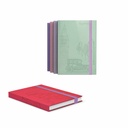 School Diaries PU Cover 14.5x21 cm Genio 70gsm ass