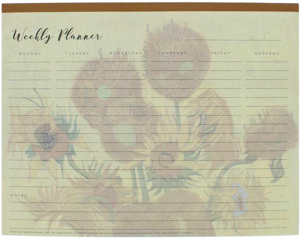 Van Gogh Weekly Planner