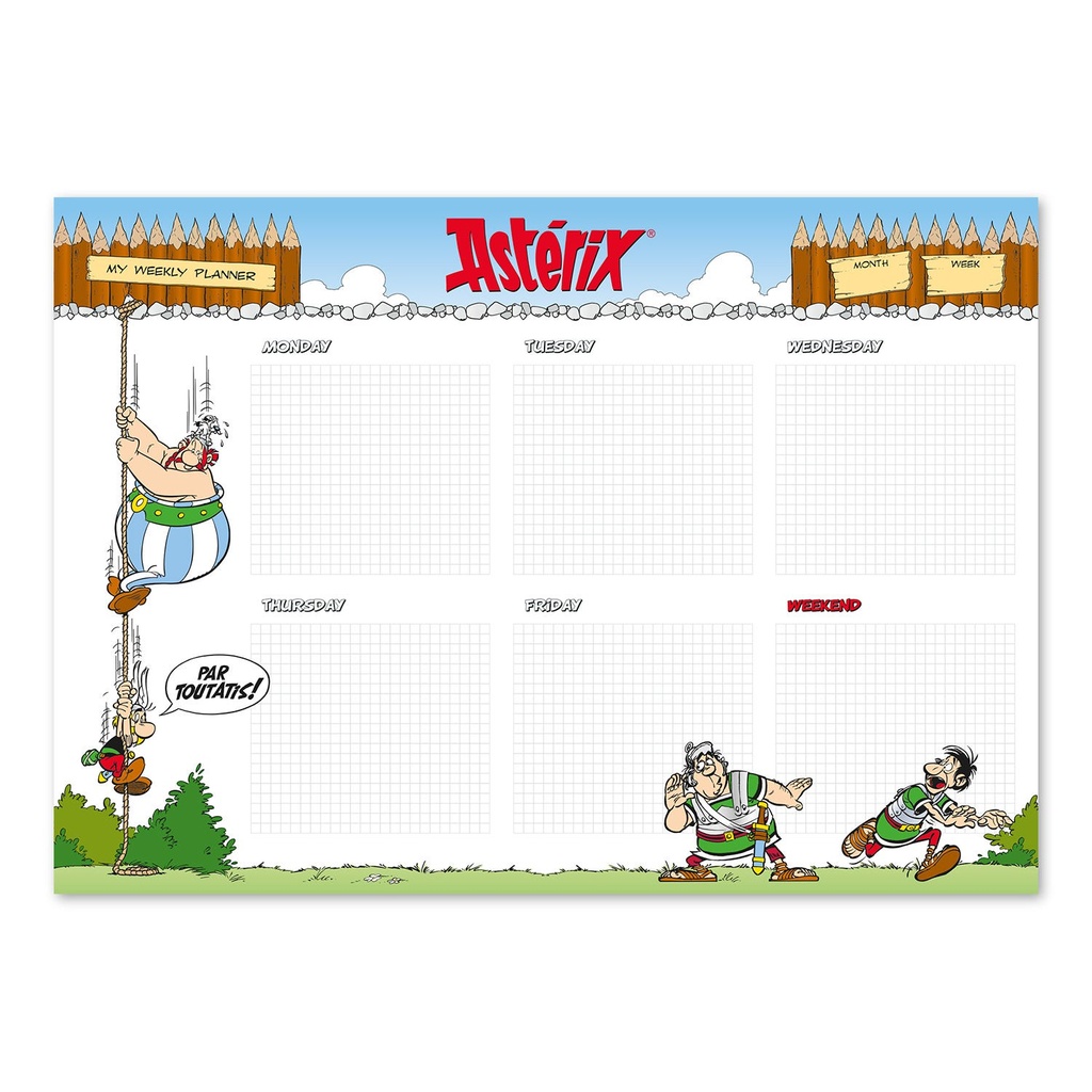 Weekly Planner A4 Asterix
