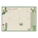 Weekly Planner A3 Kokonote Botanical Cacti In English