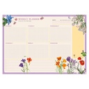 Weekly Planner A3 Kokonote Wild Flowers In English