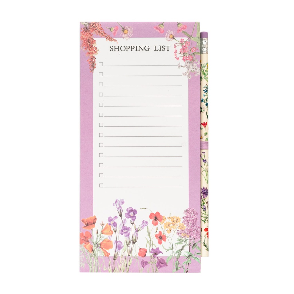 Kokonote Botanical Wild Flowers Magnetic Notepad